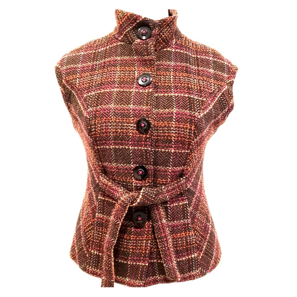 CAbi Plaid Vest